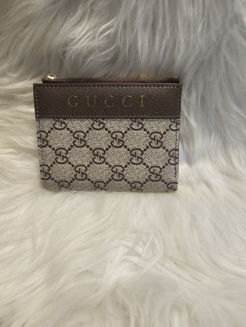 Slim Short Wallet With Zip Coin And Card Holder